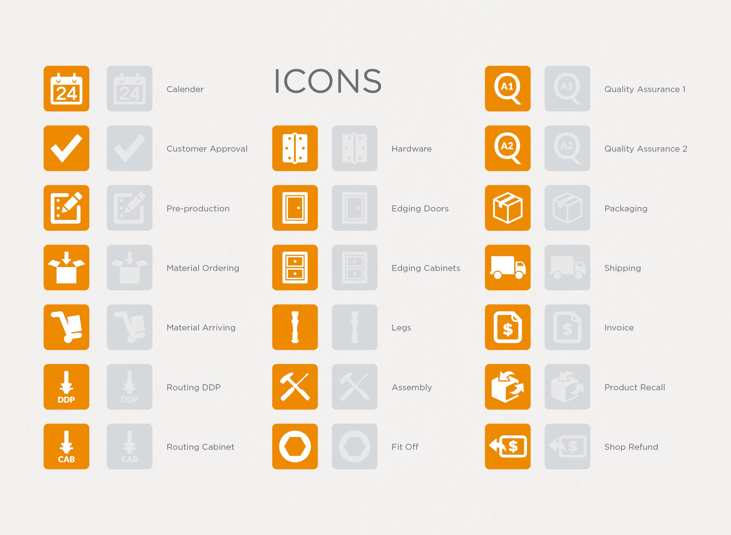 Cabinets Online Custom Icons