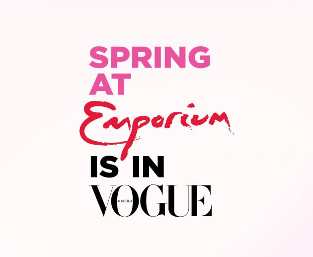 spring at emporium is in vogue logo