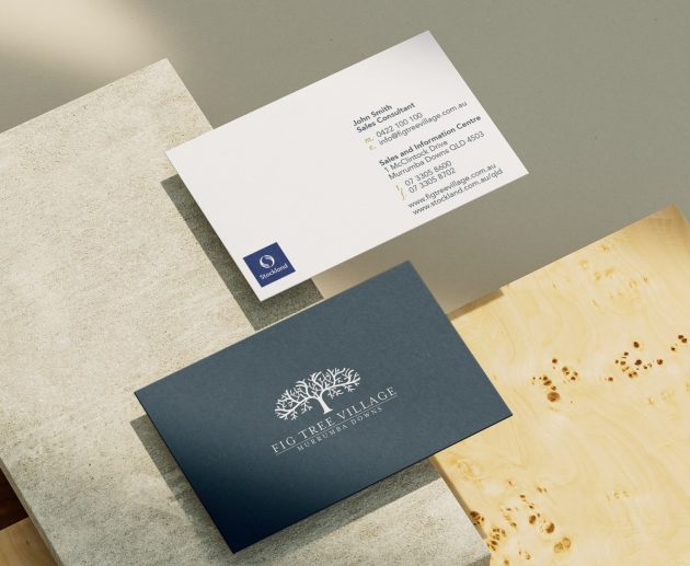 fig tree village logo business cards